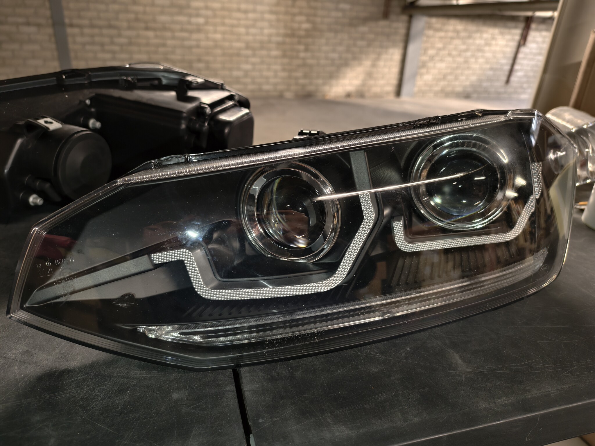 VW POLO VI 2G (2017-) LED Koplampen - Zwart - 55% Korting!