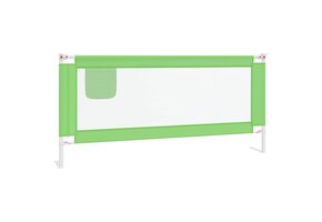 vidaXL Bedhekje Peuter 200x25 cm Groen - 42% Korting