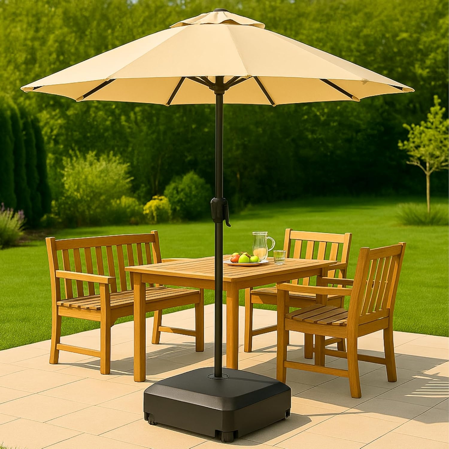 Parasolstandaard met Wielen - 30% Korting