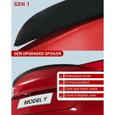 BASENOR Achterspoiler Tesla Model Y - Mat Zwart - 30% Korting