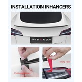 BASENOR Achterspoiler Tesla Model Y - Mat Zwart - 30% Korting