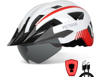 VICTGOAL Fietshelm met Magneet Vizier | 30% Korting