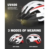 VICTGOAL Fietshelm met Magneet Vizier | 30% Korting