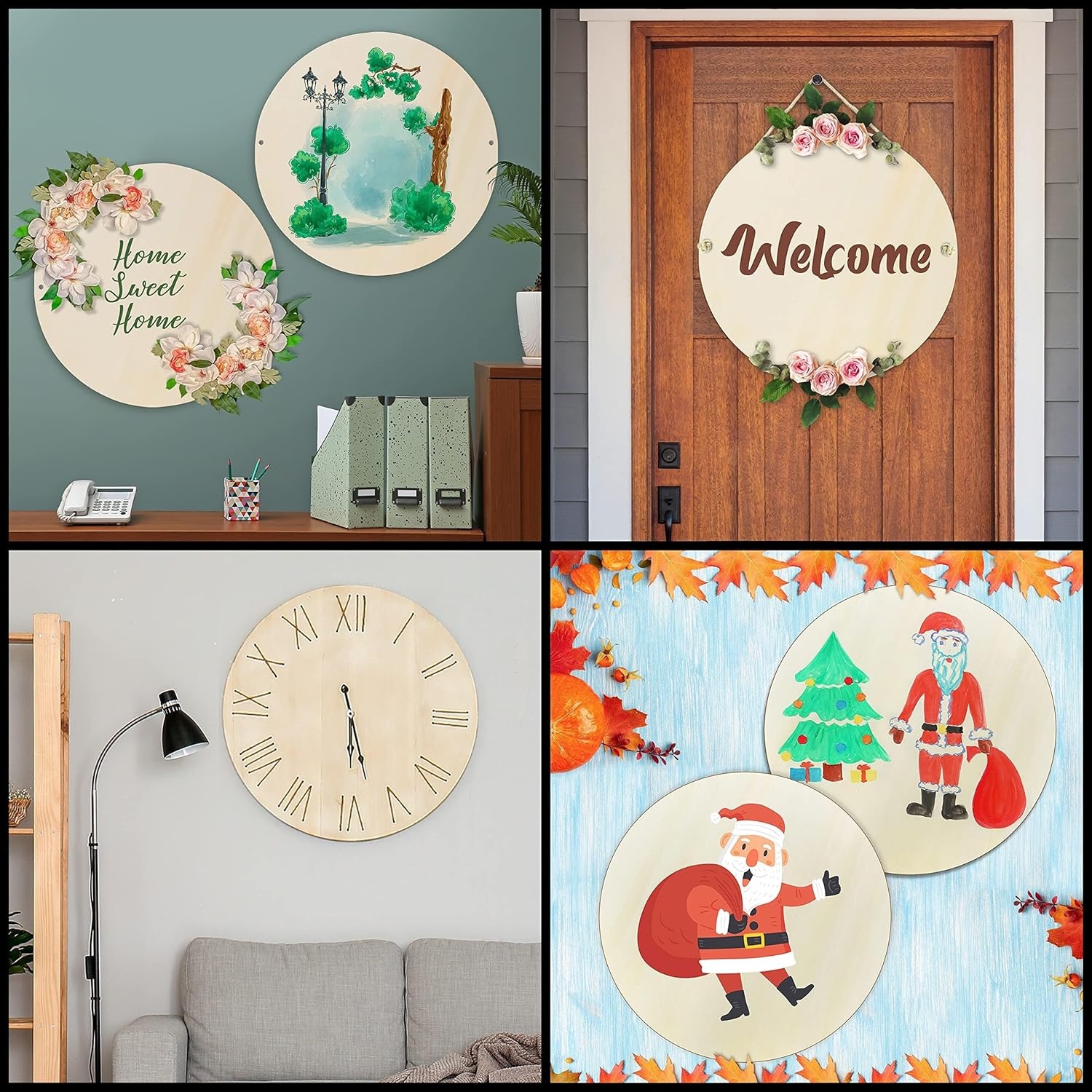 Belle Vous Houten Cirkels 60cm (2 st.) - 30% Korting - DIY Projecten