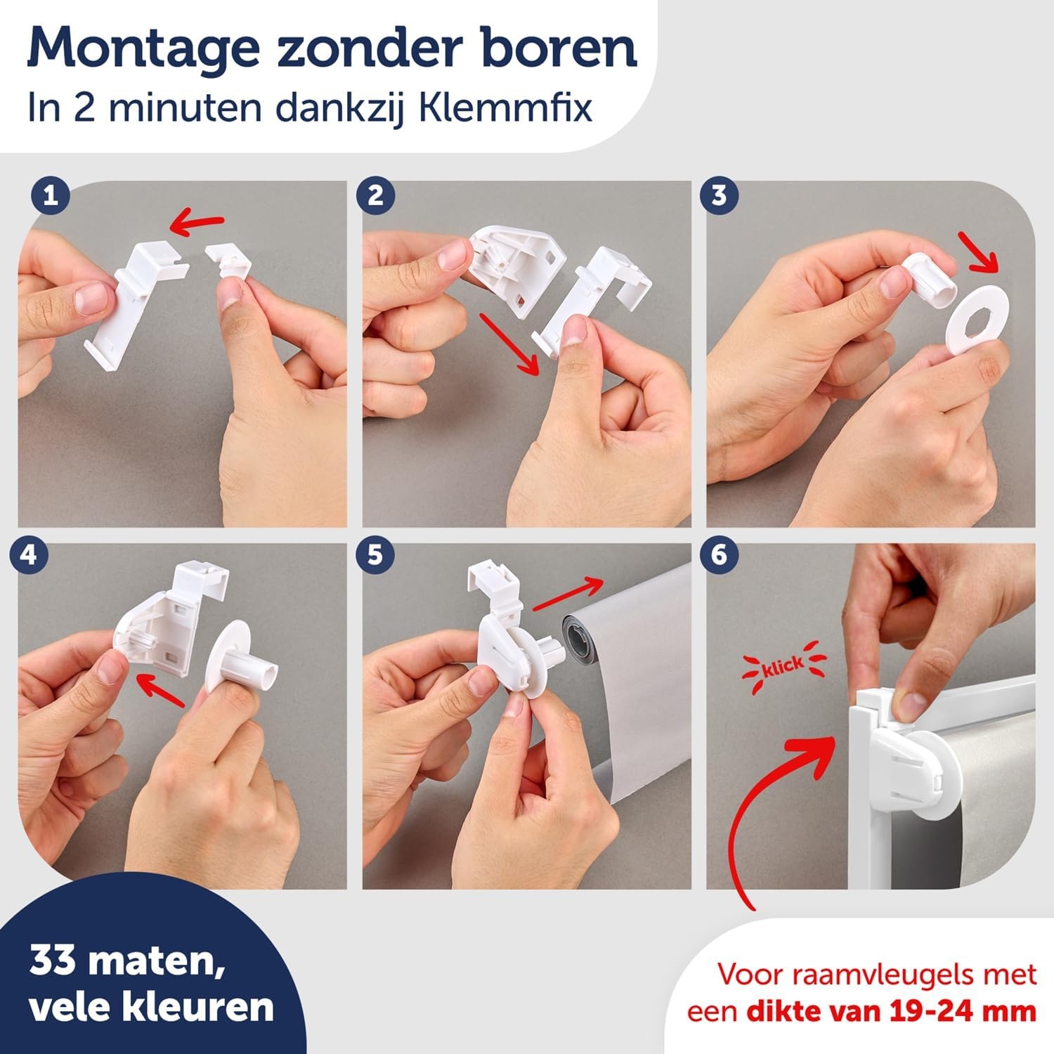 Blumtal Verduisteringsrolgordijn 45x130cm Zwart - Nu 30% Korting!