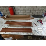 vidaXL Windscherm 5-panelen Taupe (600x160cm) - 55% Korting!