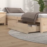 vidaXL Bedlades 4 st - Massief Grenenhout | 35% Korting