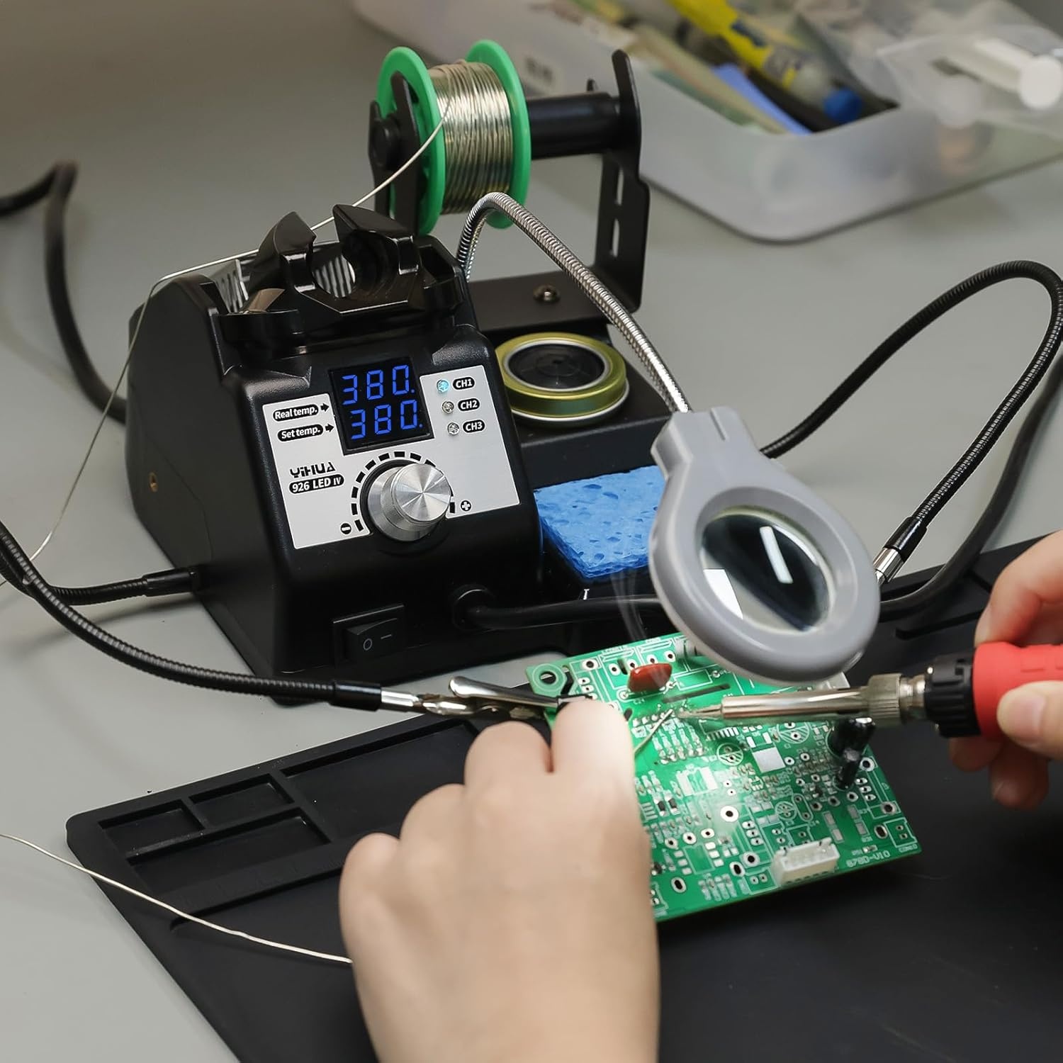 YIHUA 926LED-IV EVO 110W Soldeerstation Set - Nu 30% Korting!