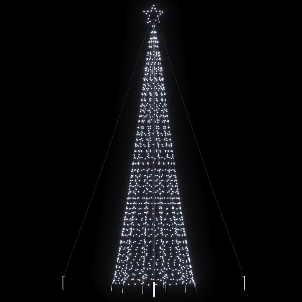 vidaXL LED-kerstboom 500 cm, 1534 LEDs koud wit - 35% KORTING!
