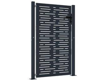 vidaXL Poort 105x155cm Staal Antraciet | Nu 60% Korting!