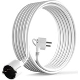 MutecPower 5m Verlengsnoer Wit - 30% Korting