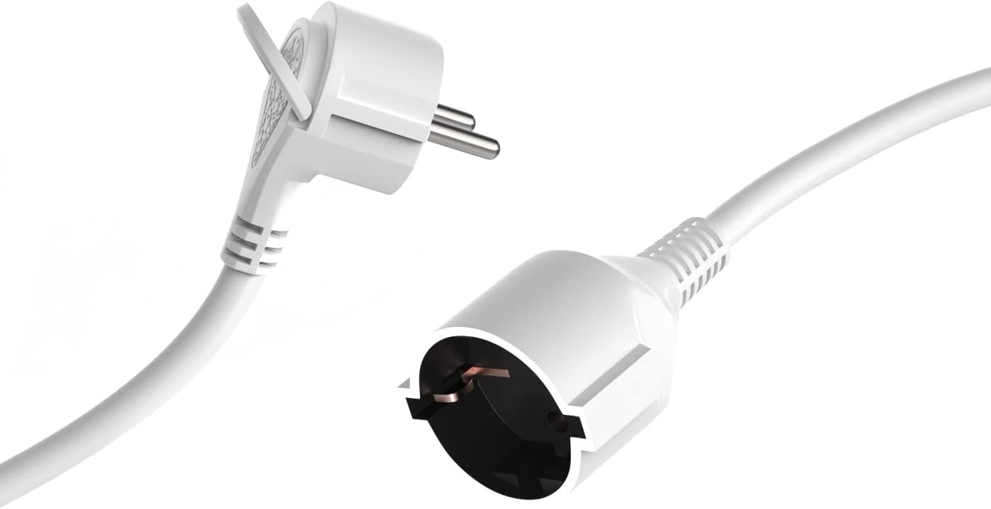 MutecPower 5m Verlengsnoer Wit - 30% Korting