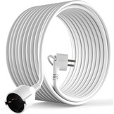 MutecPower 5m Verlengsnoer Wit - 30% Korting