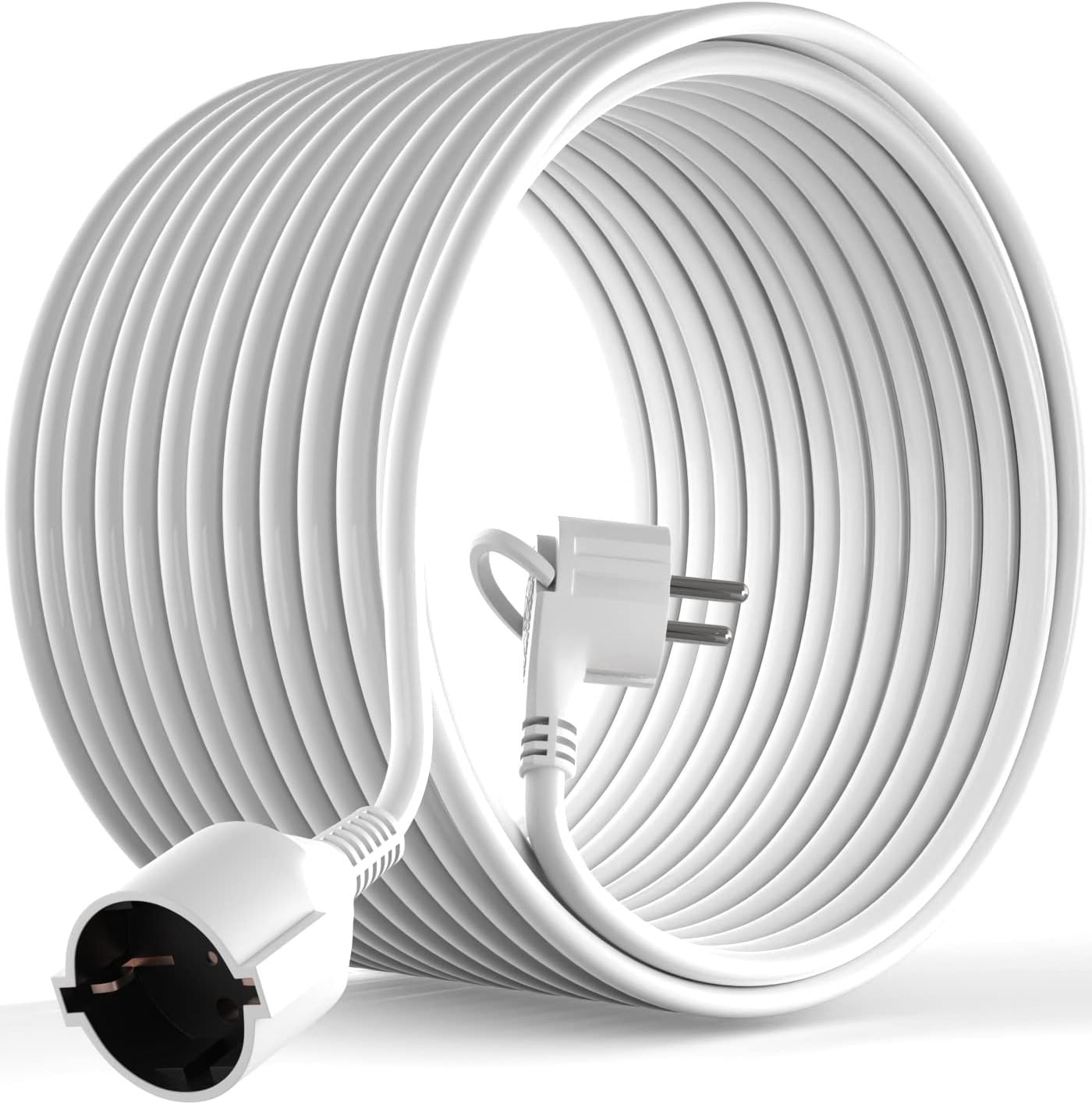 MutecPower 5m Verlengsnoer Wit - 30% Korting