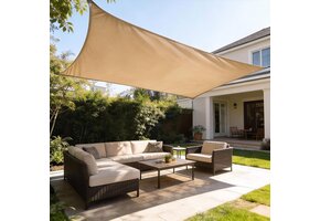 HAIKUS Zonnezeil 4x6m Zand - 35% Korting!