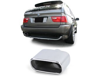 Uitlaatsierstuk BMW X5 E53 (99-06) Sport RVS - Nu 40% Korting!
