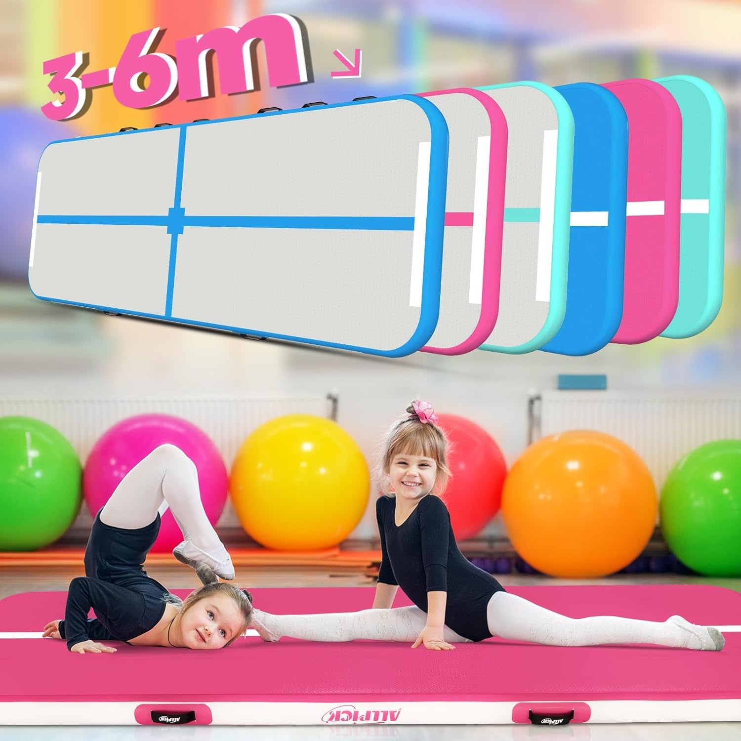 ALLPICK Gym Mat 75cm - 30% Korting! Ideaal voor Gym, Yoga & Tumbling