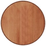 vidaXL Bamboe Vloerkleed Rond 100cm Bruin - 65% Korting!