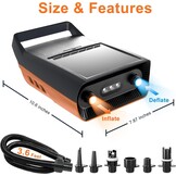 Elektrische SUP Pomp - 20 PSI, Draagbaar & Veelzijdig - 30% Korting