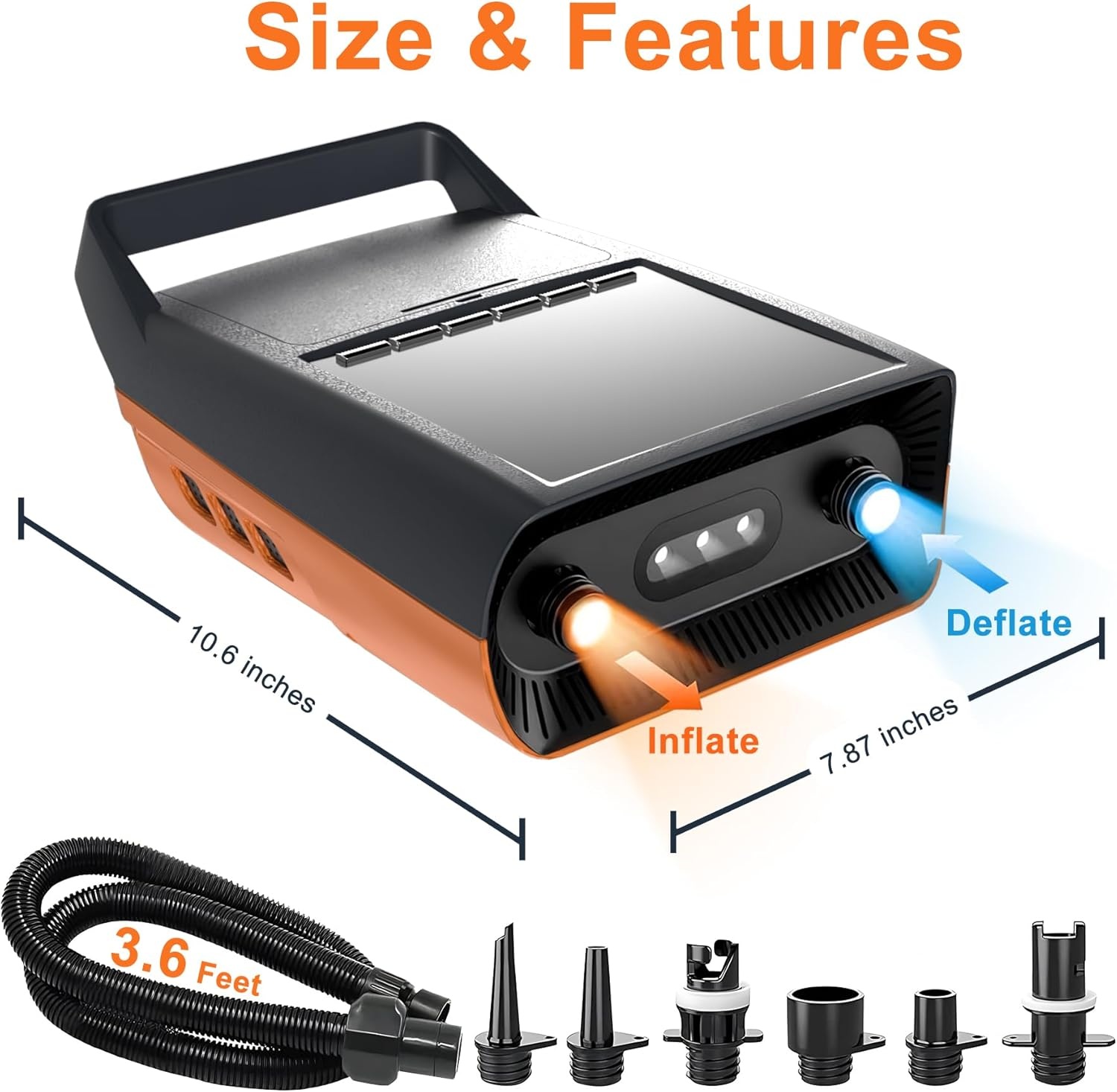 Elektrische SUP Pomp - 20 PSI, Draagbaar & Veelzijdig - 30% Korting