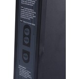 ZJchao Wandklok Blauw - Grote Cijfers, Kalender & Temperatuur - 30% Korting!