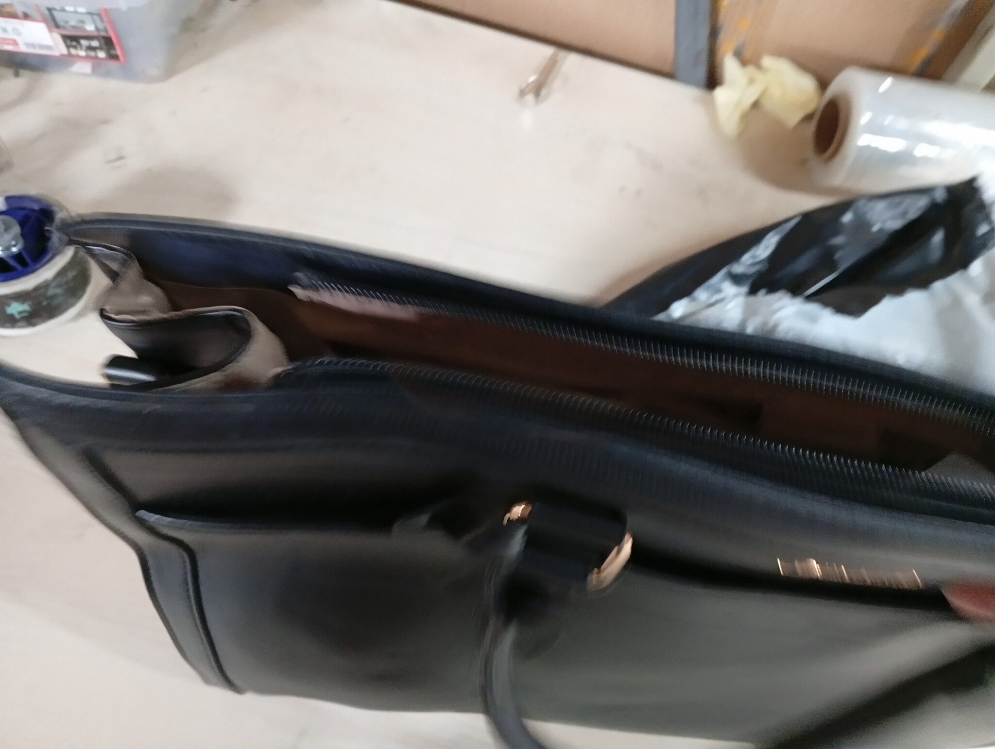 LOVEVOOK Laptoptas 15.6" Zwart Lederen Tote Bag - 60% Korting!