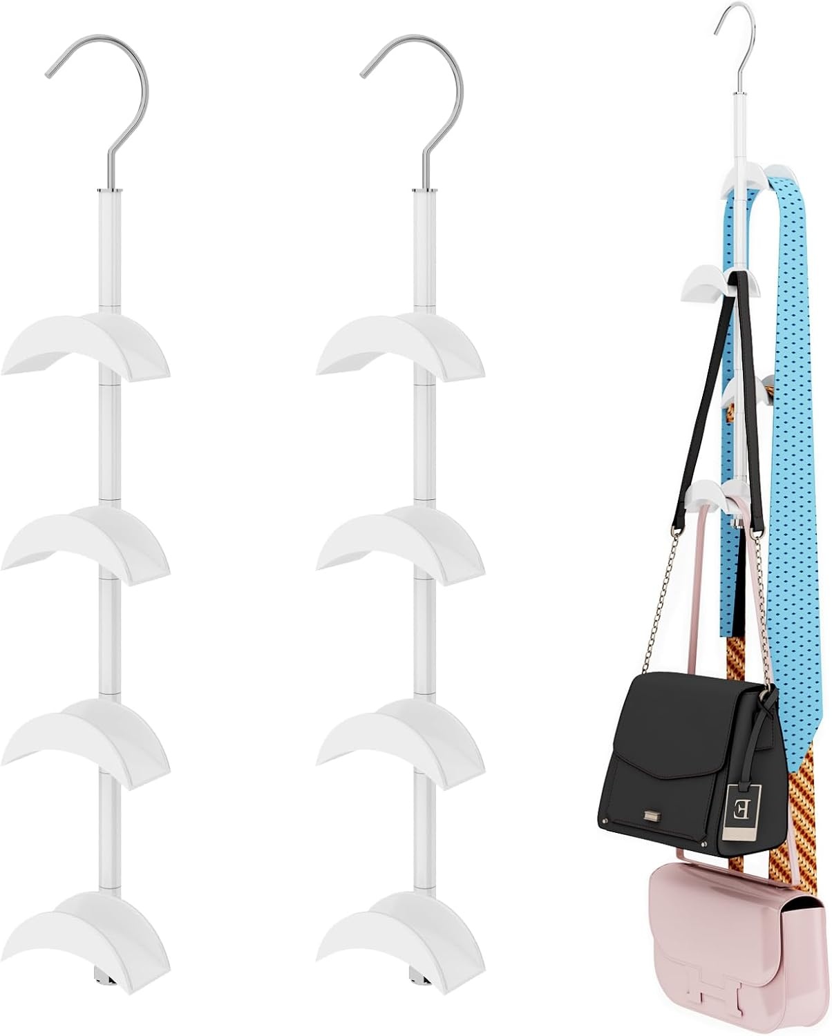 Handtashouder (2 stuks) - 360° Draaibaar & Ruimtebesparend - Nu met 35% Korting!