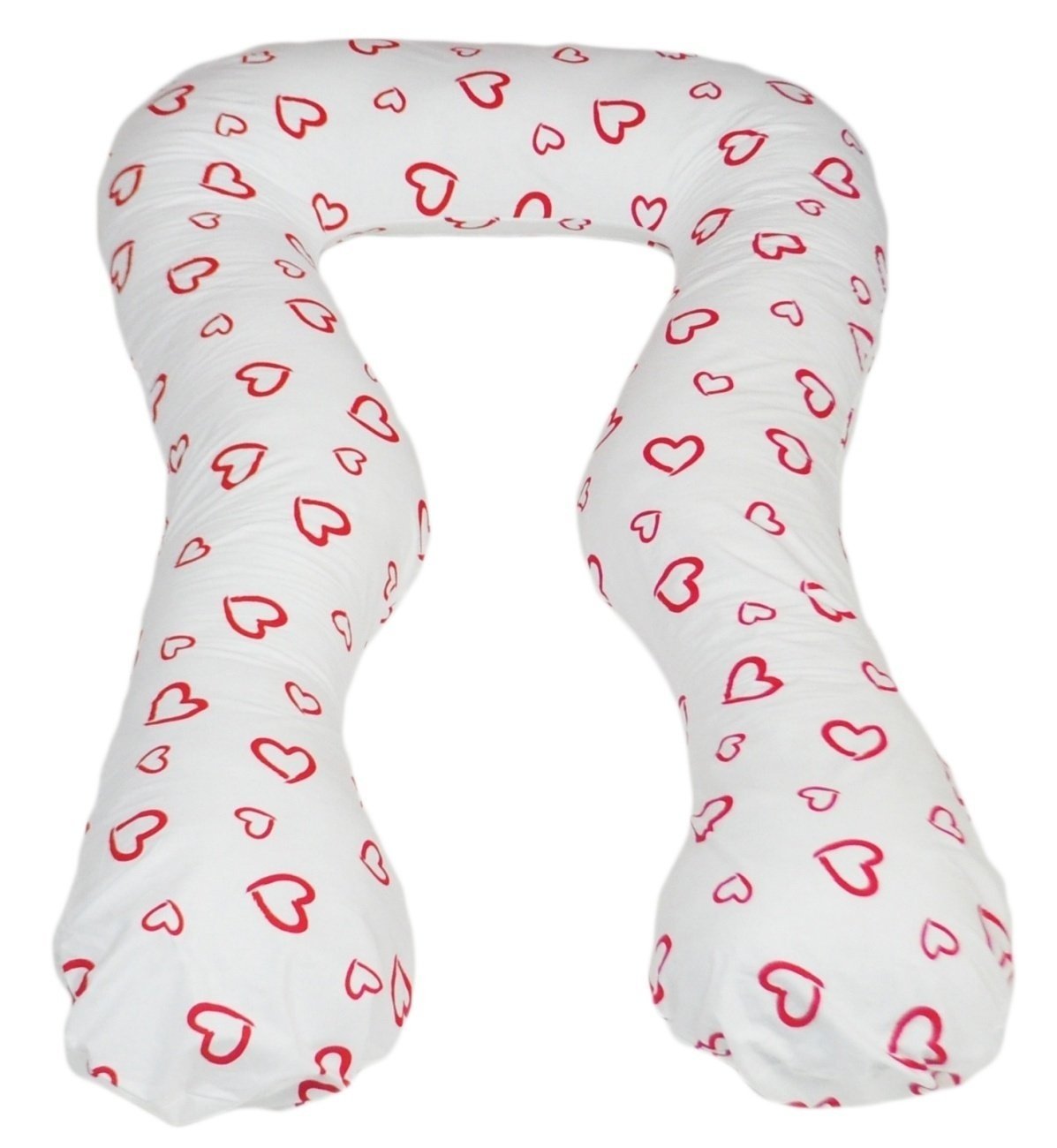 Voedingskussen 100% Katoen - Rode Harten - 40% Korting