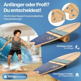 Valuents Balansbord Surfplank met Rol - Nu 35% Korting!