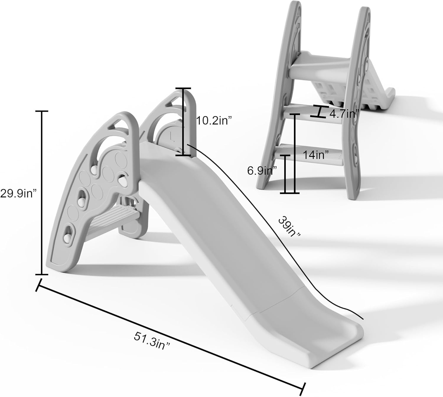 Kindertobogan - Groot Speelkit met Extra Lange Glijbaan - 55% Korting