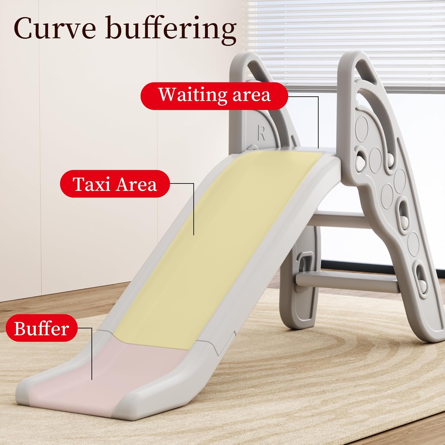Kindertobogan - Groot Speelkit met Extra Lange Glijbaan - 55% Korting