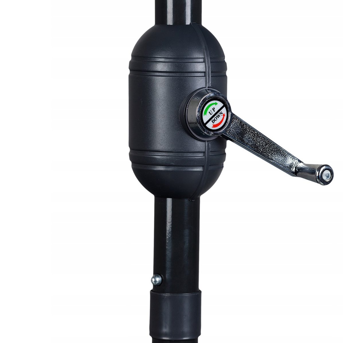 Balkonparasol Grijs 240 cm met Zwengel - 55% Korting!