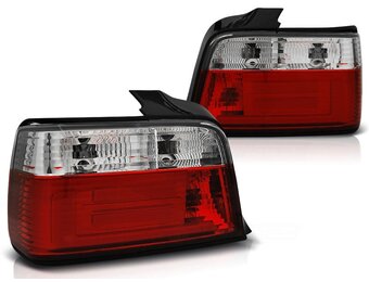 Achterlichten BMW E36 Sedan (90-99) - Rood Helder LED BAR - 60% Korting!