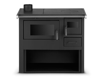 Houtkachel met oven - 8kW - 60% Korting - Max 80m²