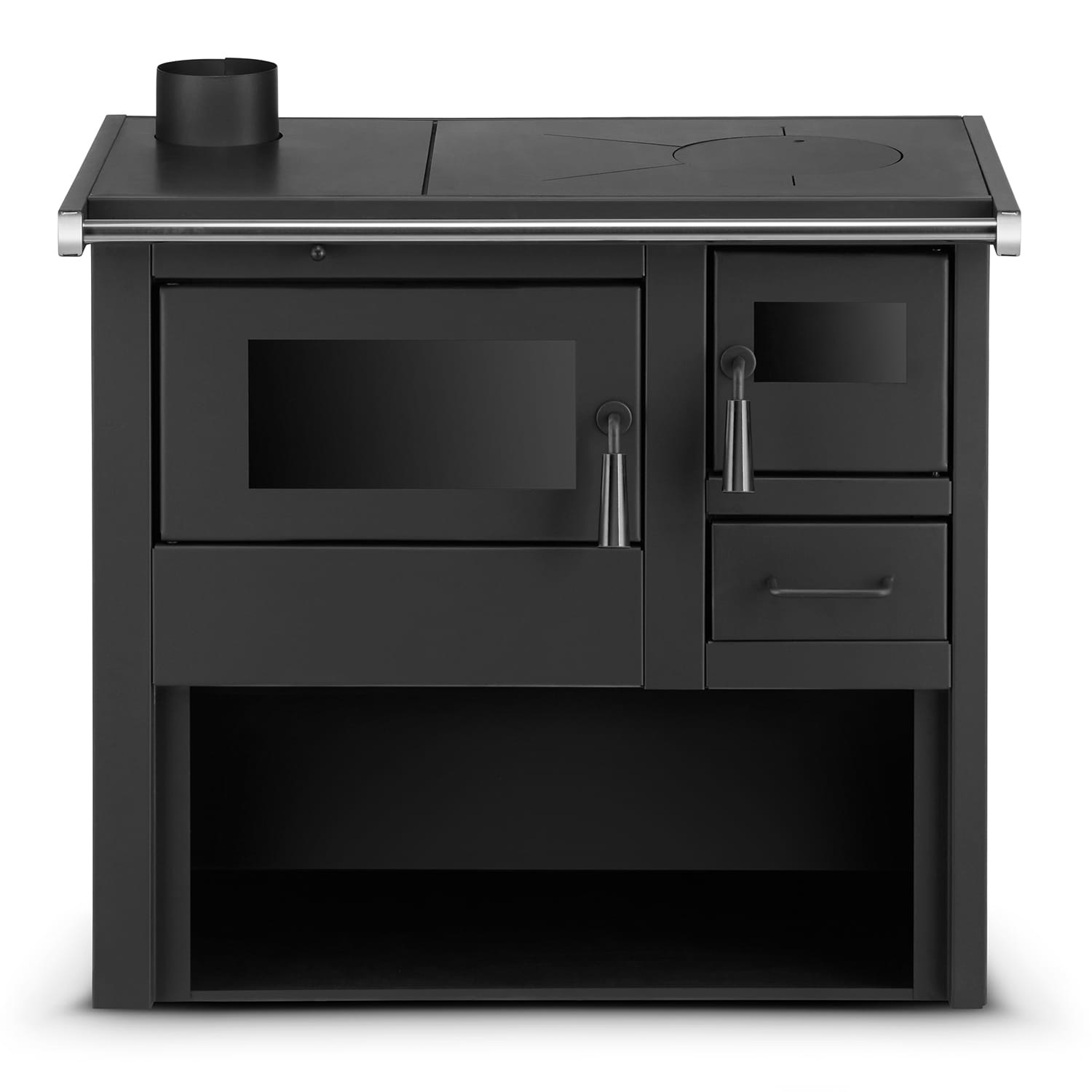 Houtkachel met oven - 8kW - 60% Korting - Max 80m²