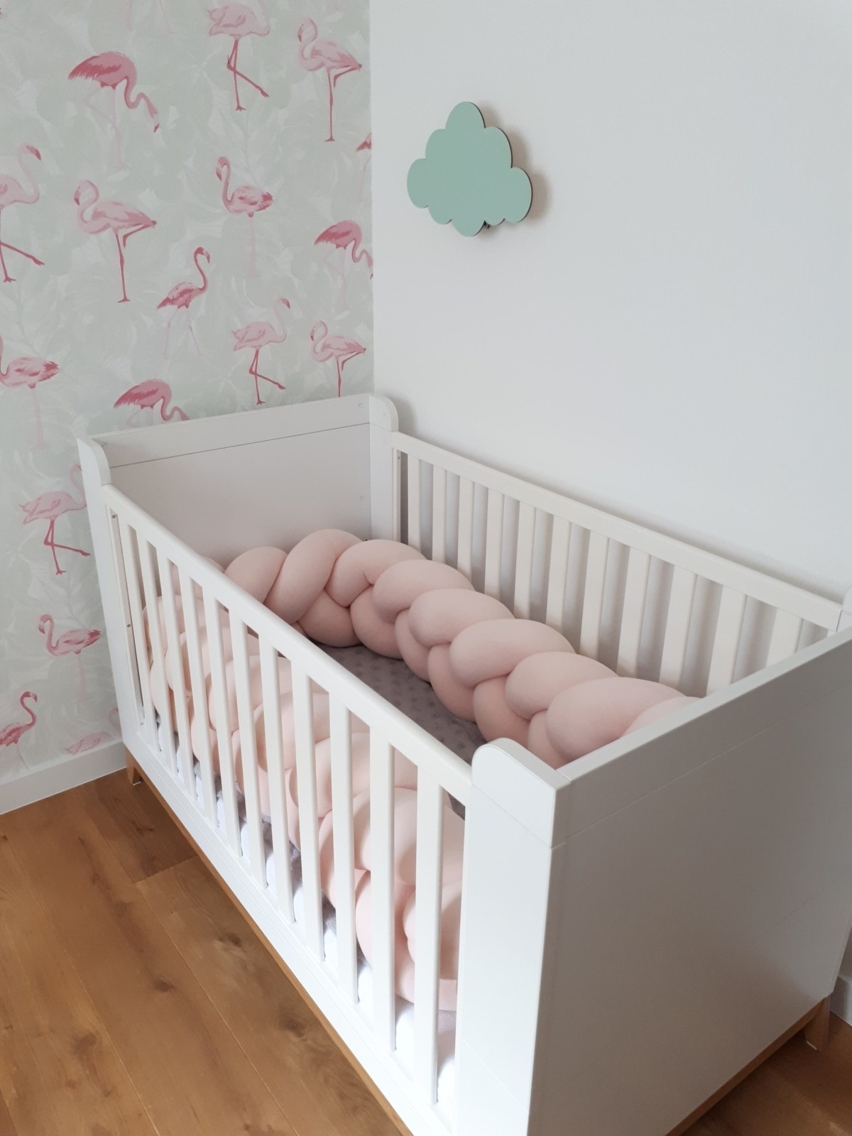 Bedomranding Vlechtkussen - 3,5m - Perzik - Nu 35% Korting!