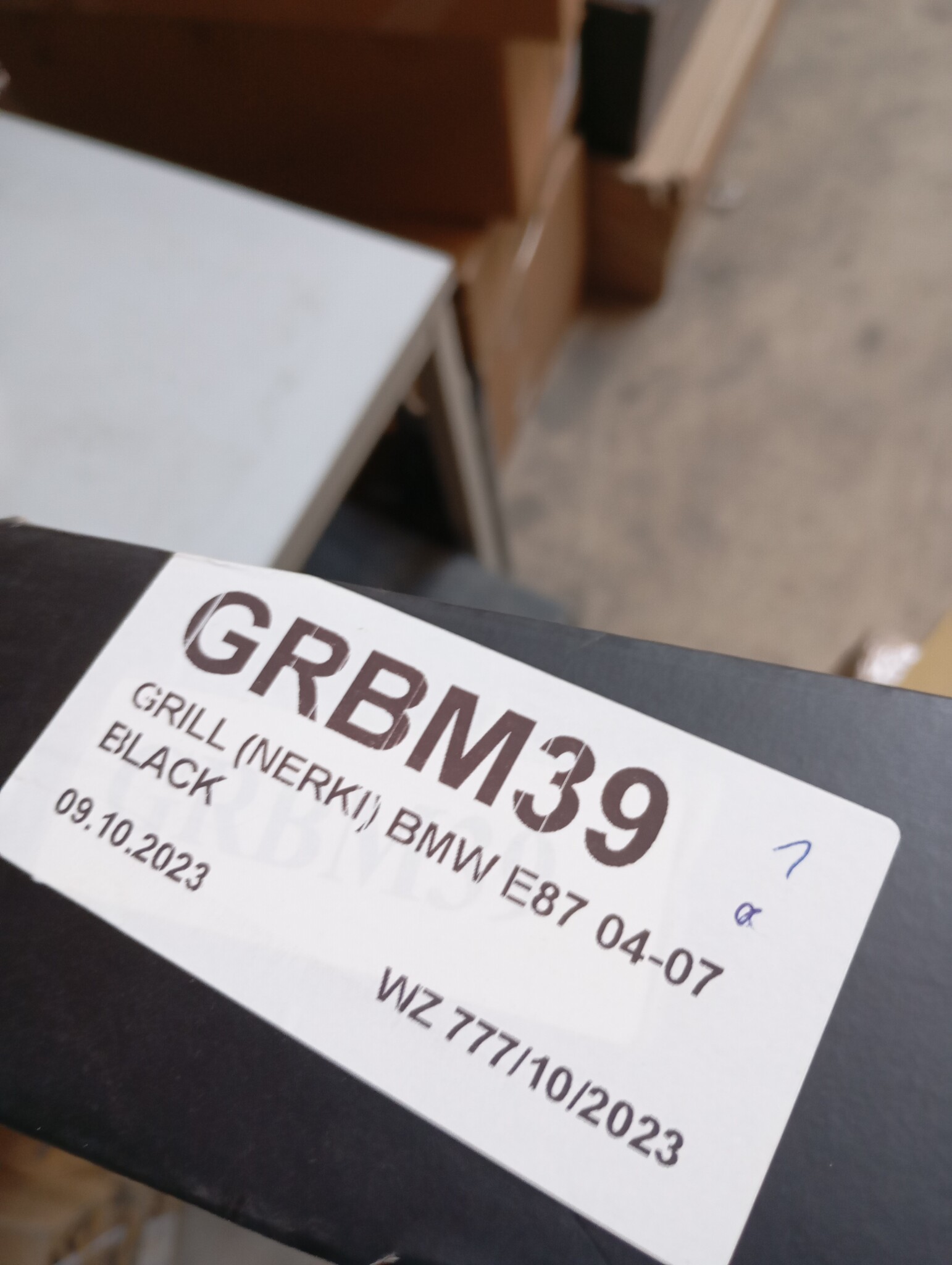 Grill BMW 1 Serie E87/E81 04-07 Mat Zwart - 40% Korting!