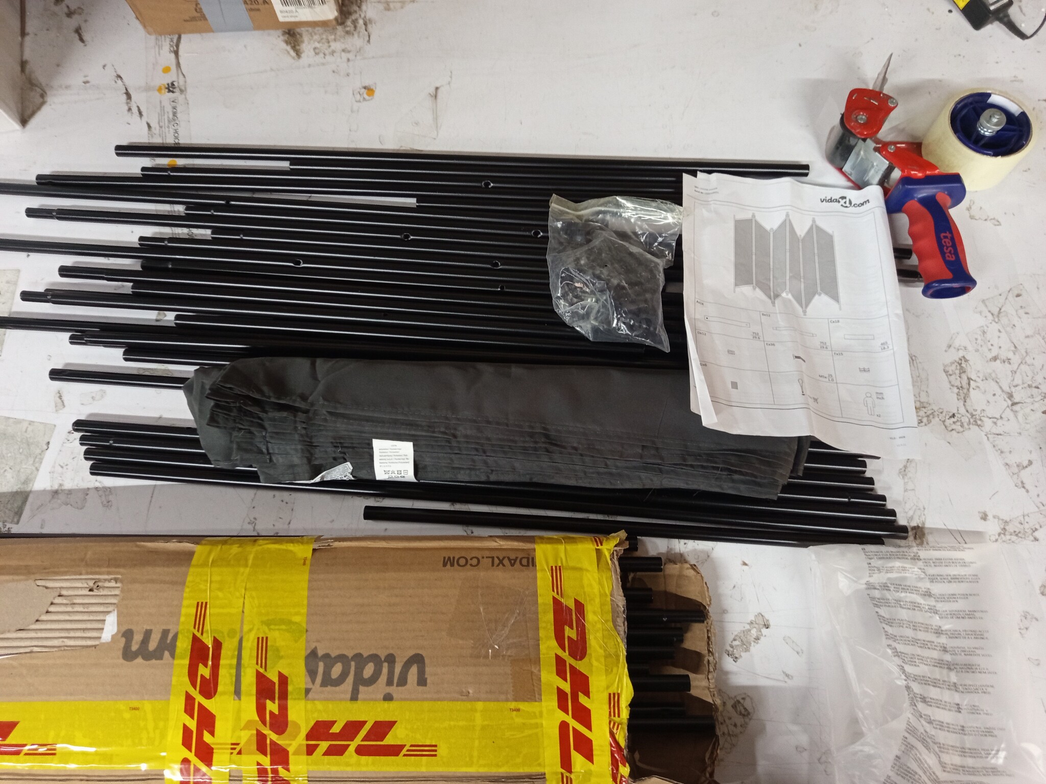 vidaXL Kamerscherm 6 Panel (300x220cm) - 64% Korting!