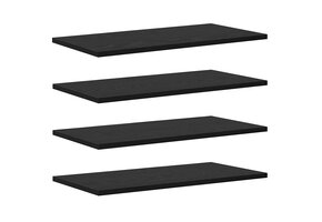 vidaXL Boekenplank Bord Zwart (60x30x1.5cm) - Nu 37% Korting!