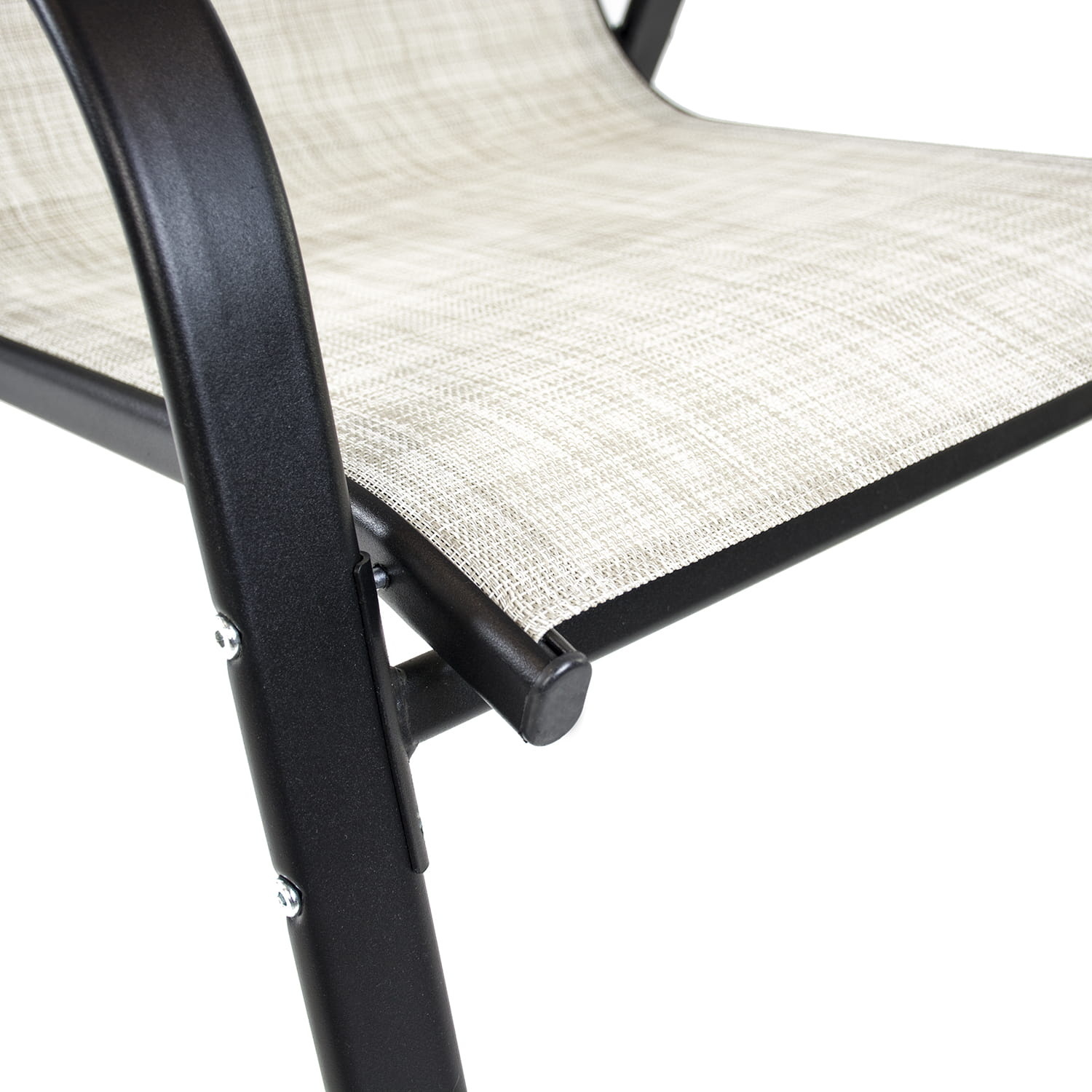 Stapelbare Tuinstoel Beige - 35% Korting - 90x54x69cm