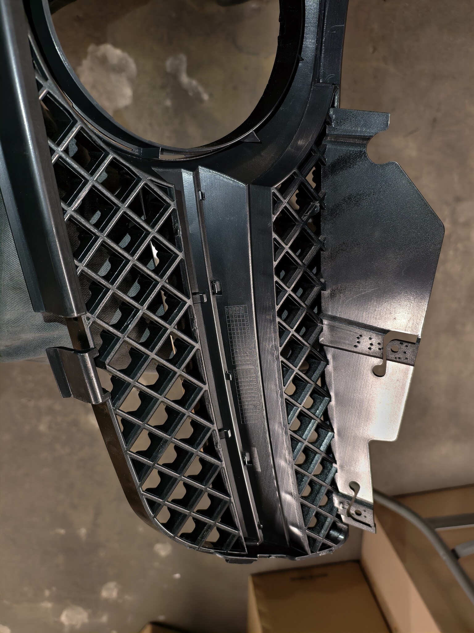 Grill Mercedes SL R230 (01-06) CL63 Stijl Zwart/Chroom - 50% Korting!