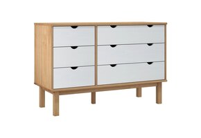 vidaXL Ladekast OTTA Grenenhout | 55% Korting