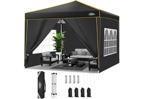 TOOLUCK 10x10 Pop-up Luifelpartytent - Waterdicht & UV-bescherming - 30% Korting