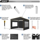 TOOLUCK 10x10 Pop-up Luifelpartytent - Waterdicht & UV-bescherming - 30% Korting