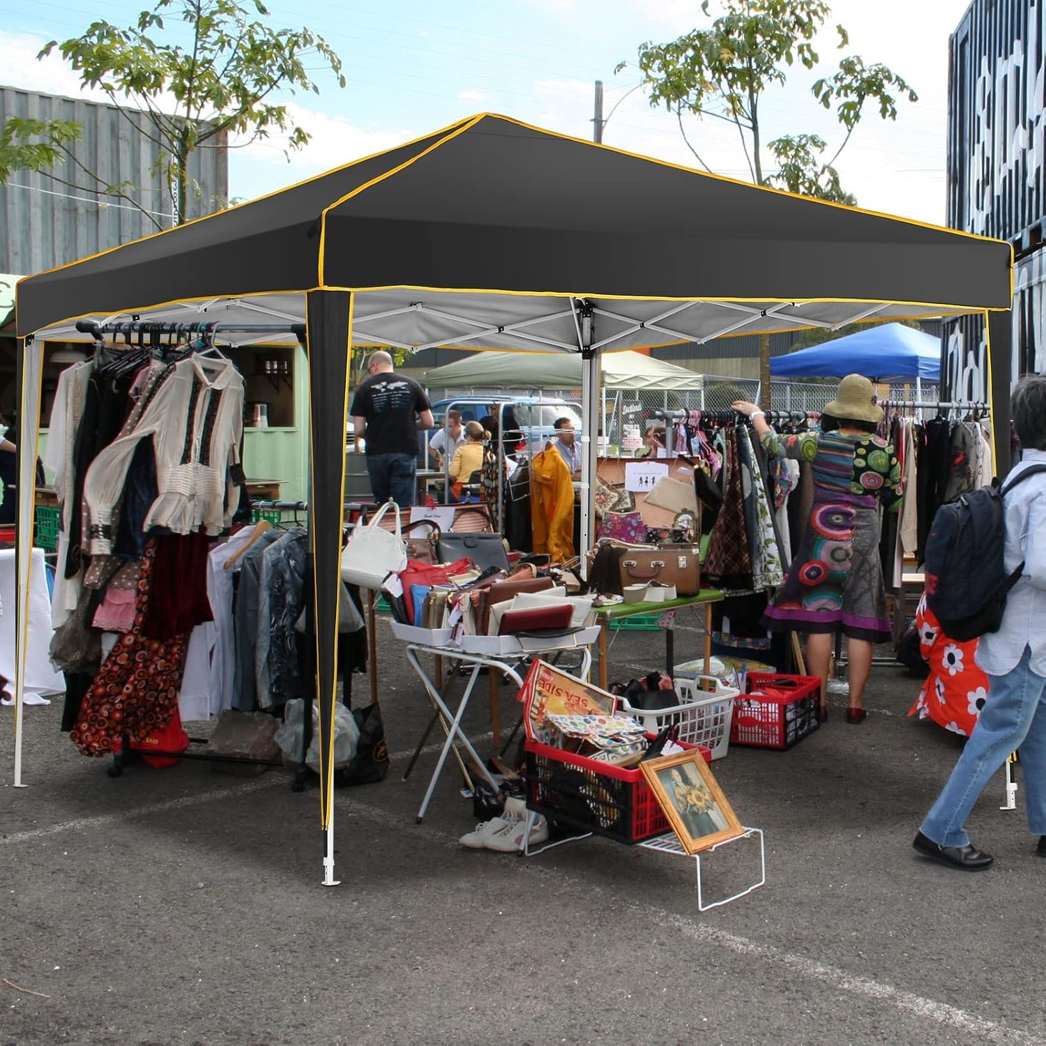 TOOLUCK 10x10 Pop-up Luifelpartytent - Waterdicht & UV-bescherming - 30% Korting