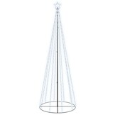 vidaXL Kegelkerstboom 310 LED's 100x300 cm Koudwit - 65% Korting!