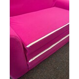 Kinderbankje  - splaapbank voor kinderkamer - 170x100cm - roze