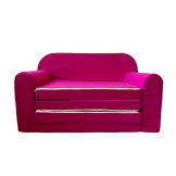 Kinderbankje  - splaapbank voor kinderkamer - 170x100cm - roze