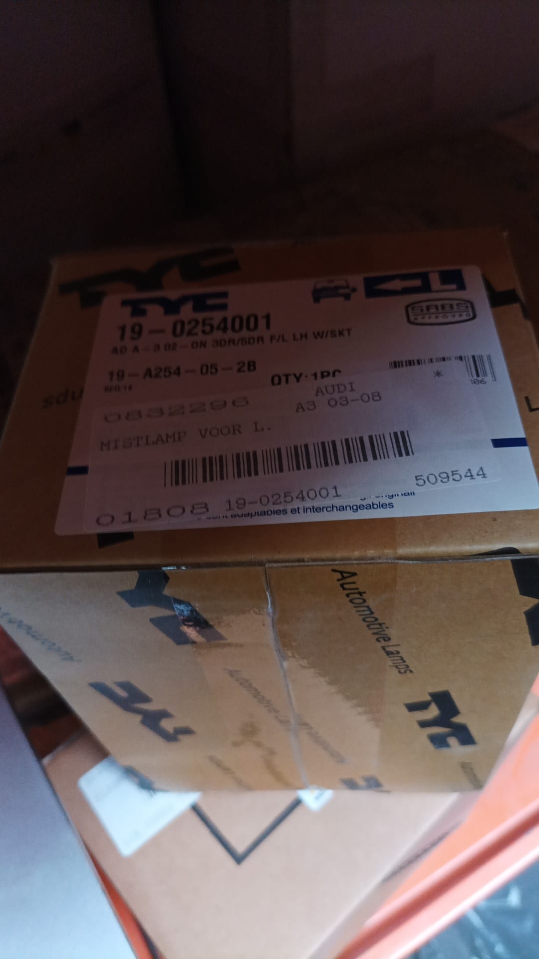 Mistlamp Links Audi A3 (8P1/8PA) TYC - 40% Korting!