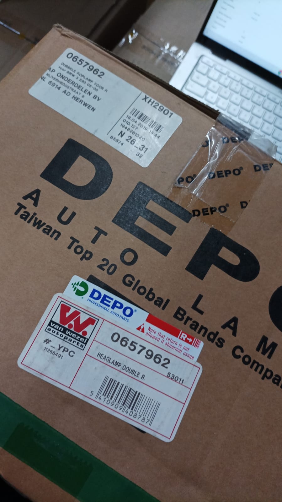 Koplamp Rechts BMW 3 Serie E90/E91 (2004-2012) - 40% Korting